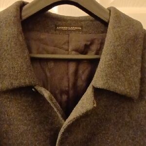 Men's Charcoal Pea Coat